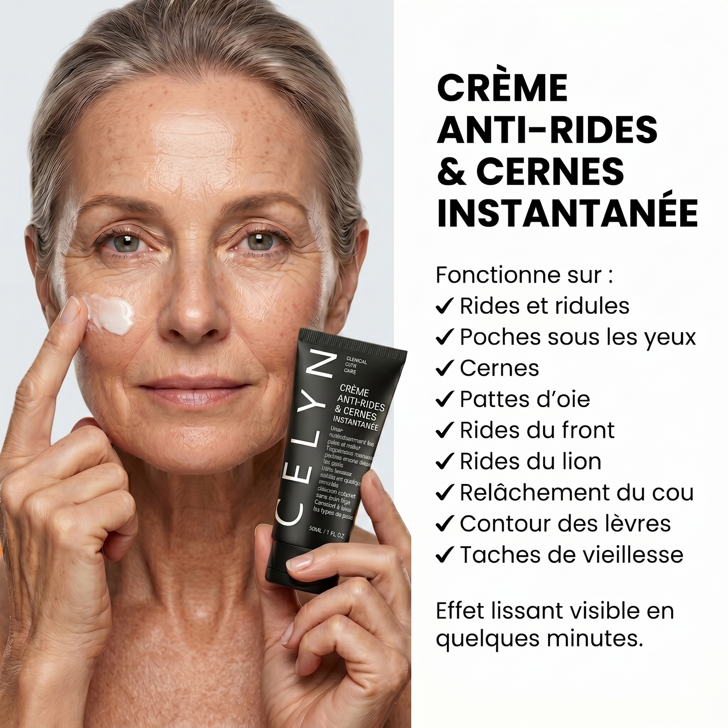 Crème Anti Cernes et Rides Instantanée
